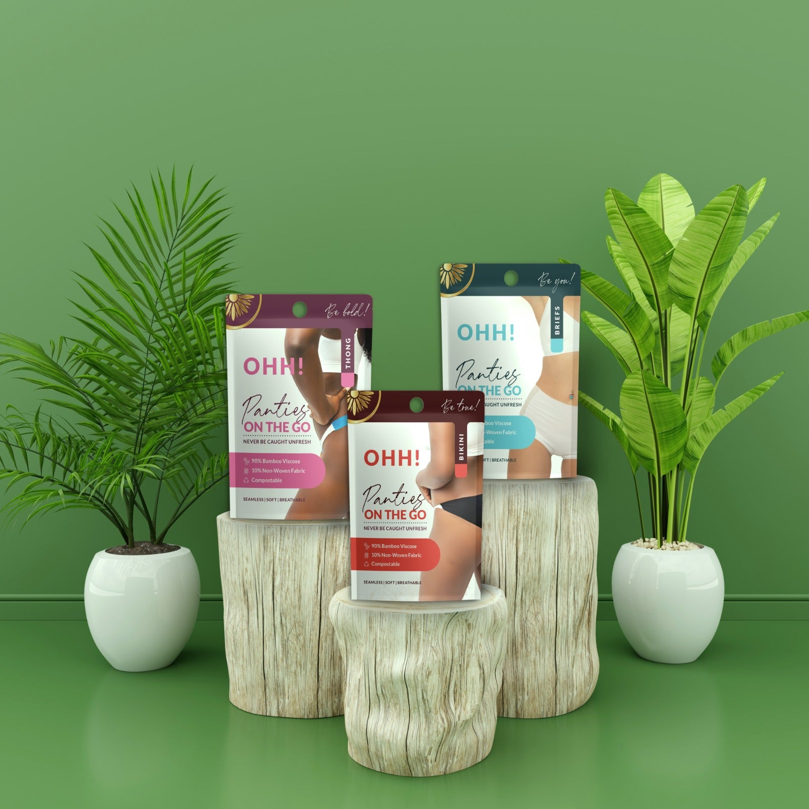 Briefs- Noire (4 Pack)